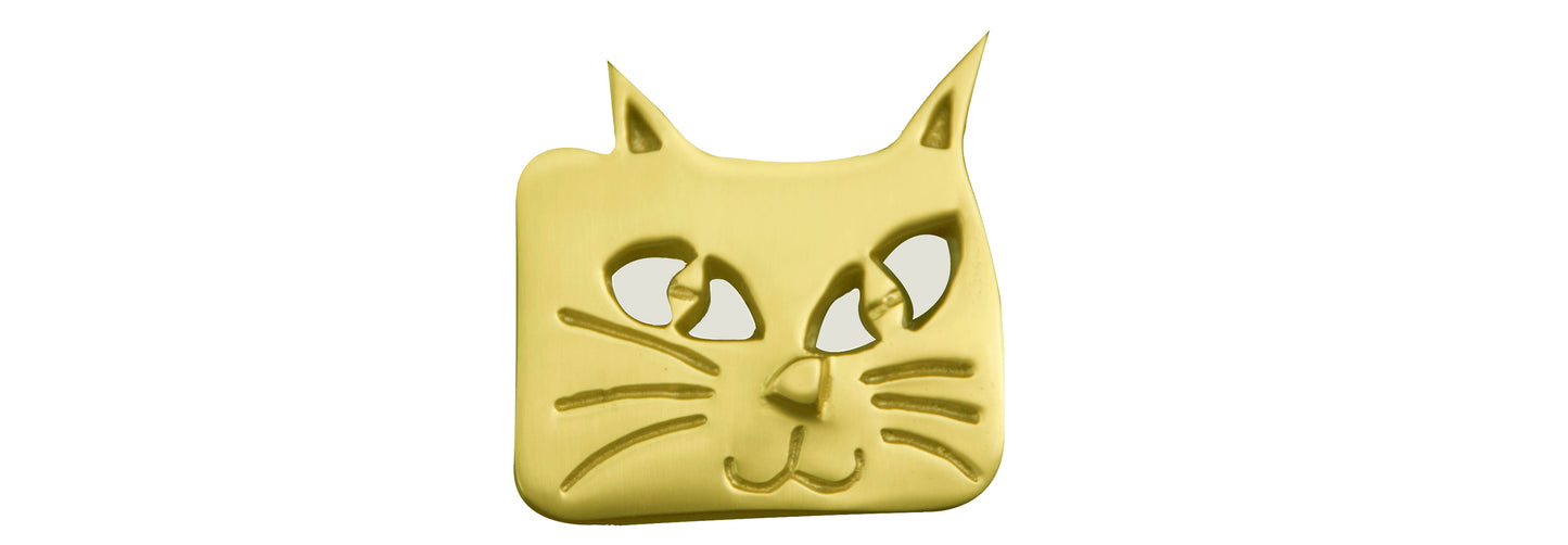 Square Cat Knob