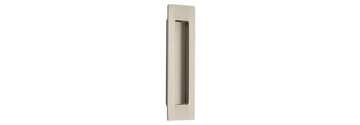 6" Modern Rectangular Flush Pull