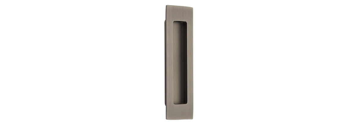 6" Modern Rectangular Flush Pull