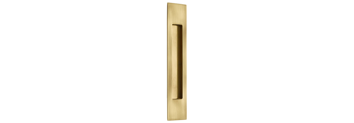 10" Modern Rectangular Flush Pull