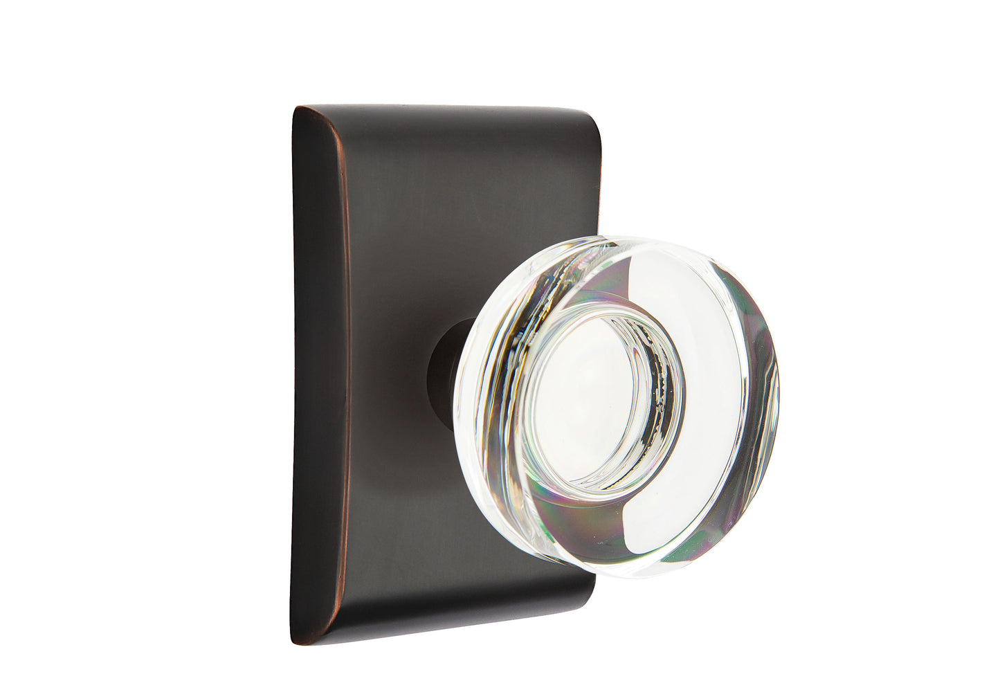 Modern Disc Glass Knob