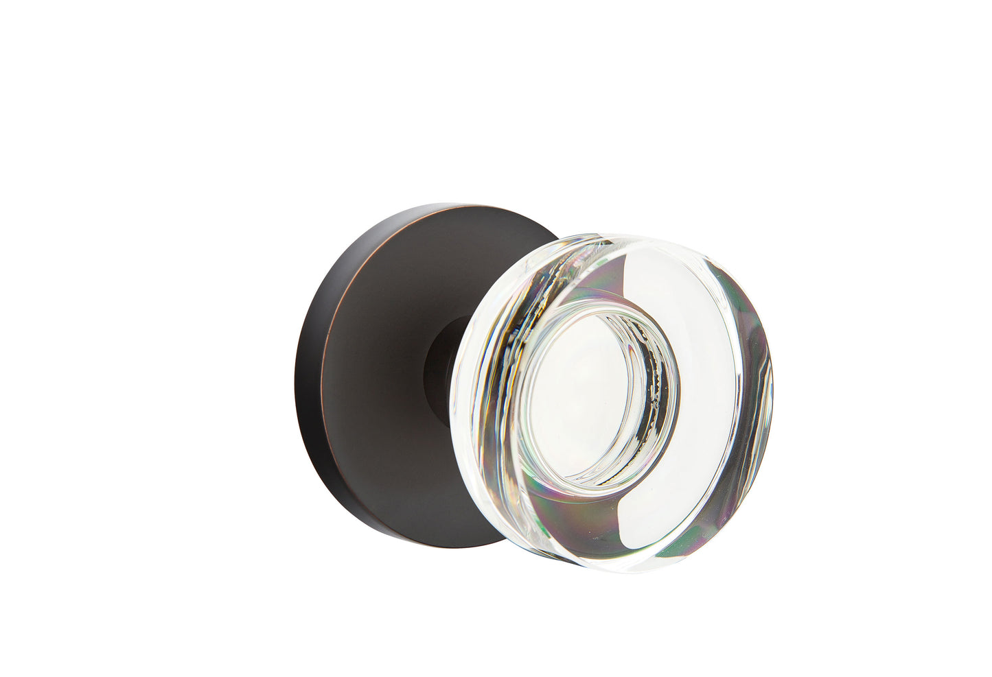 Modern Disc Glass Knob