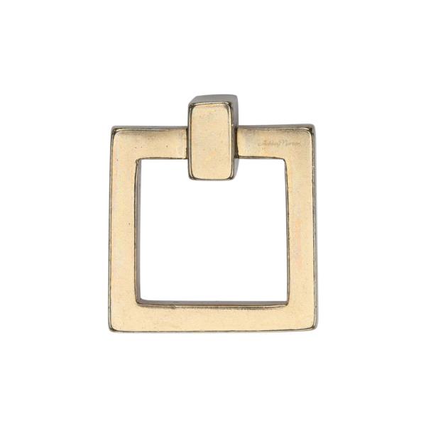 Bronze Square Drop Pull