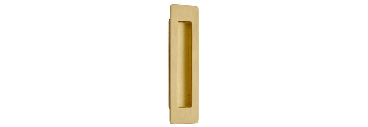 6" Modern Rectangular Flush Pull