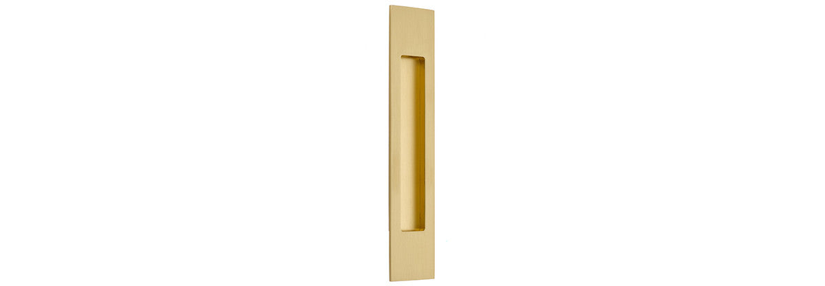 10" Modern Rectangular Flush Pull