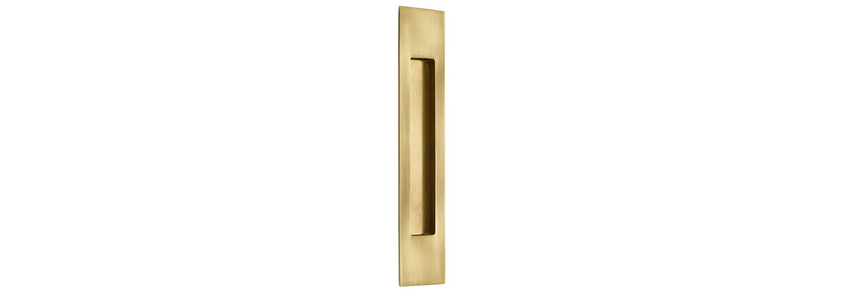 10" Modern Rectangular Flush Pull